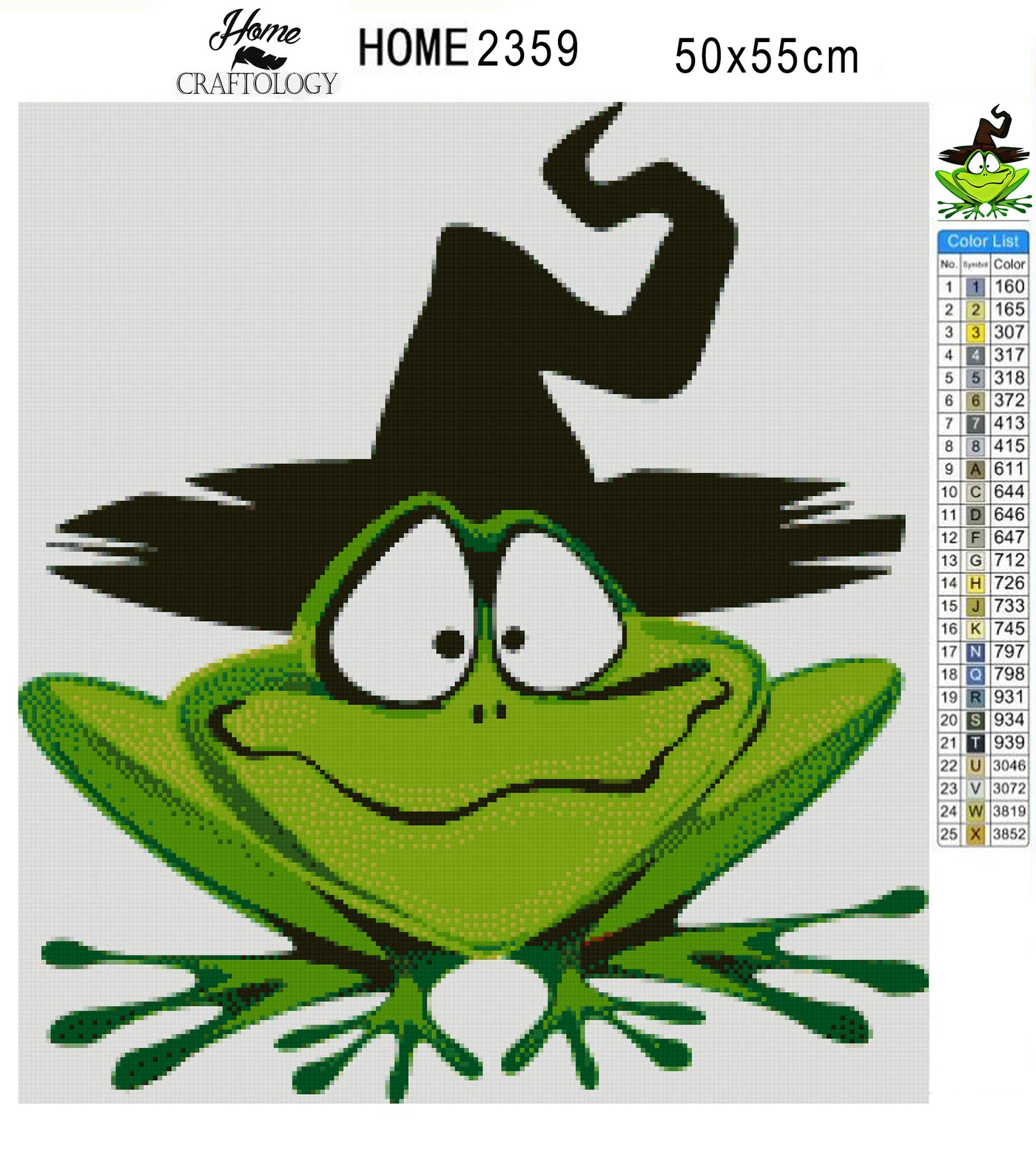Frog Witch - Premium Diamond Painting Kit