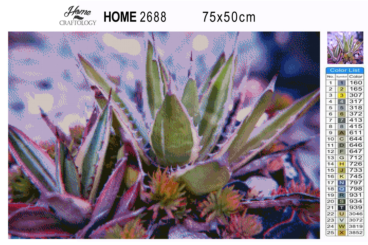Cactus Plant - Premium Diamond Painting Kit