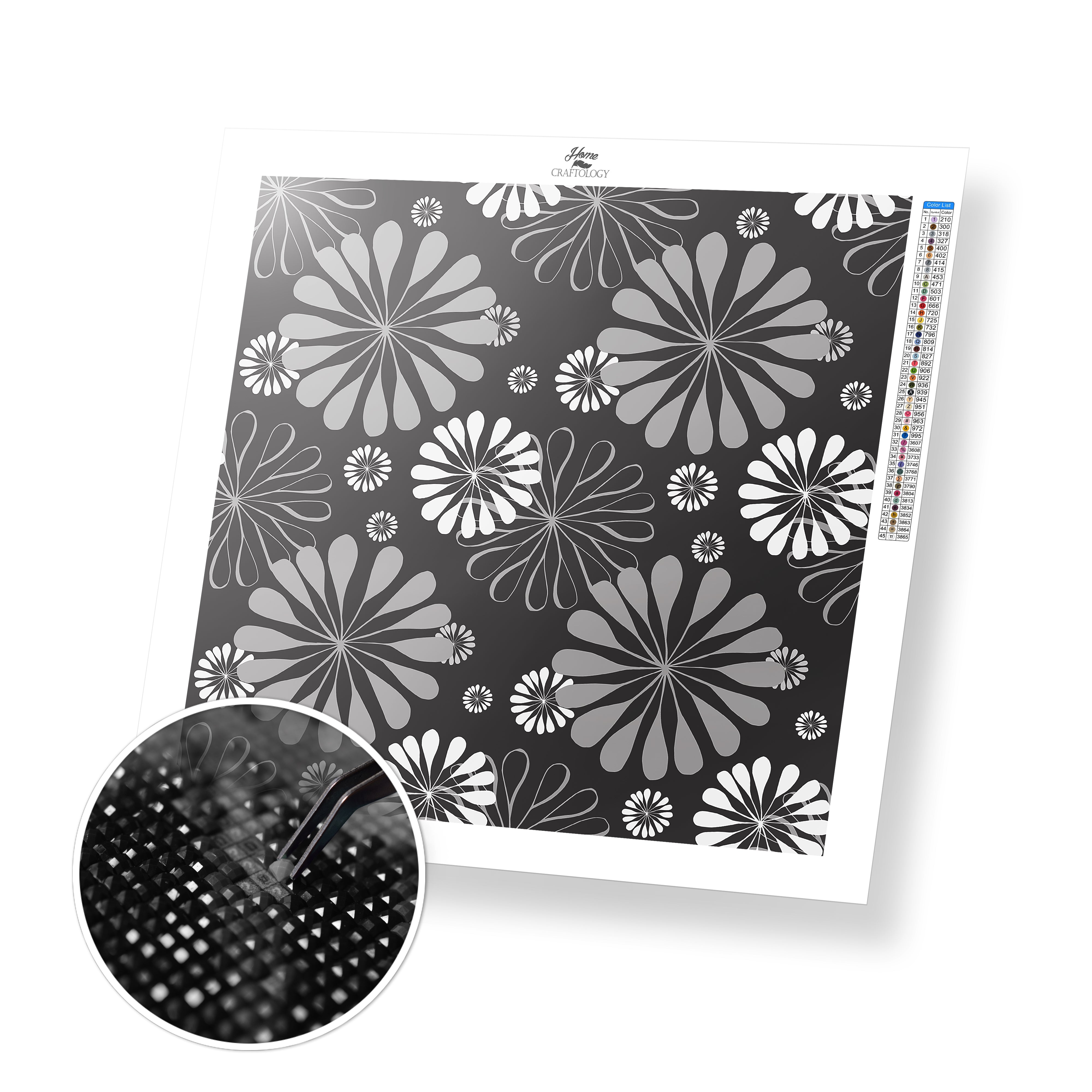 Flower Mandala - Premium Diamond Painting Kit – Home Craftology