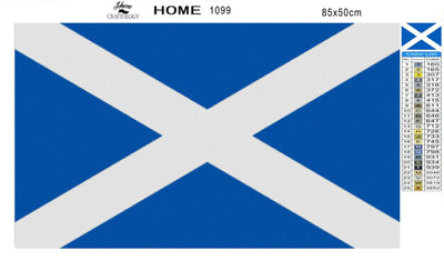 Scotland Flag - Premium Diamond Painting Kit