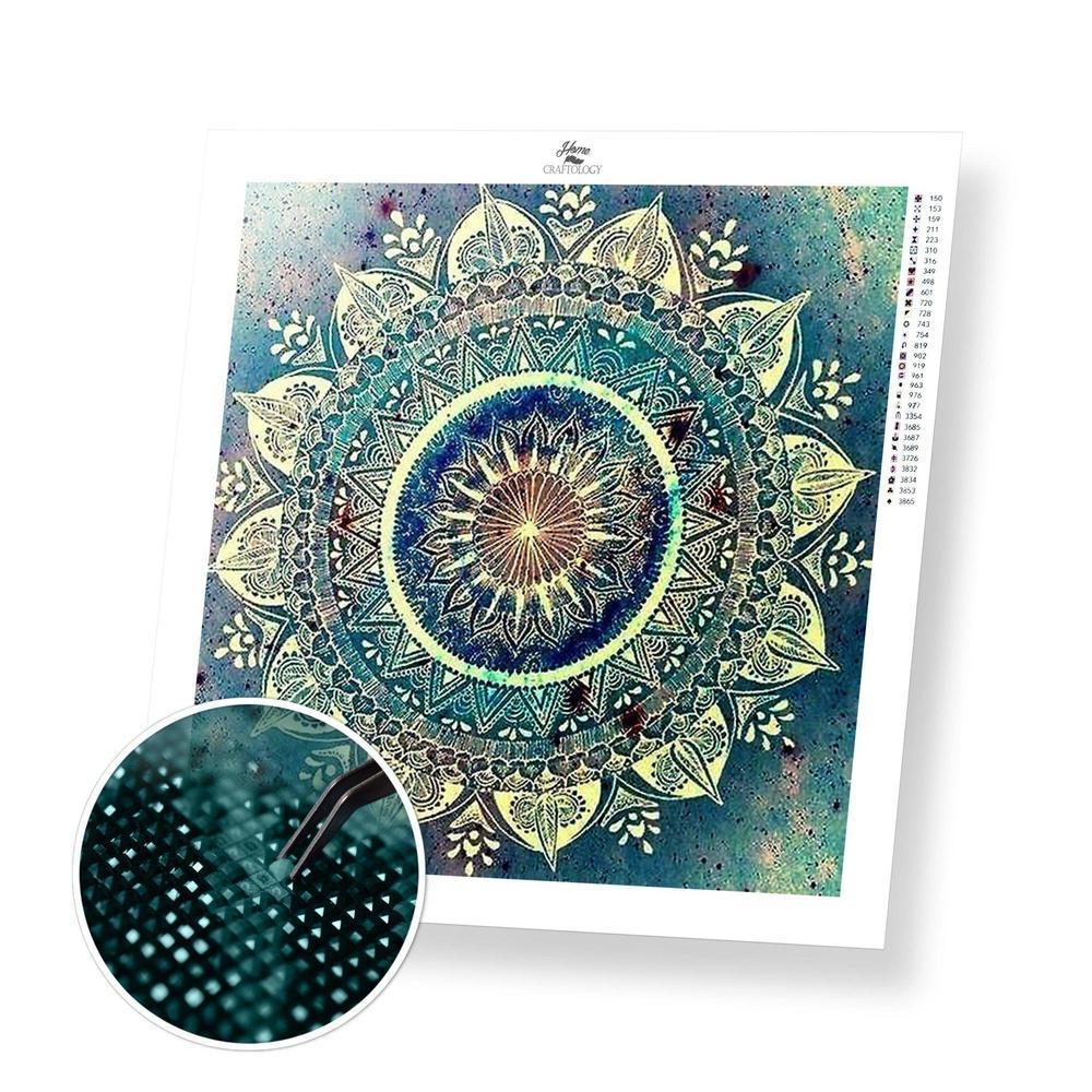 Mandala Diamond Painting Kit - Vivid, Intricate and Relaxing