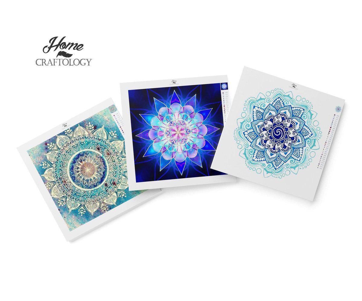 Blue Mandala - Premium Diamond Painting Kit – Home Craftology