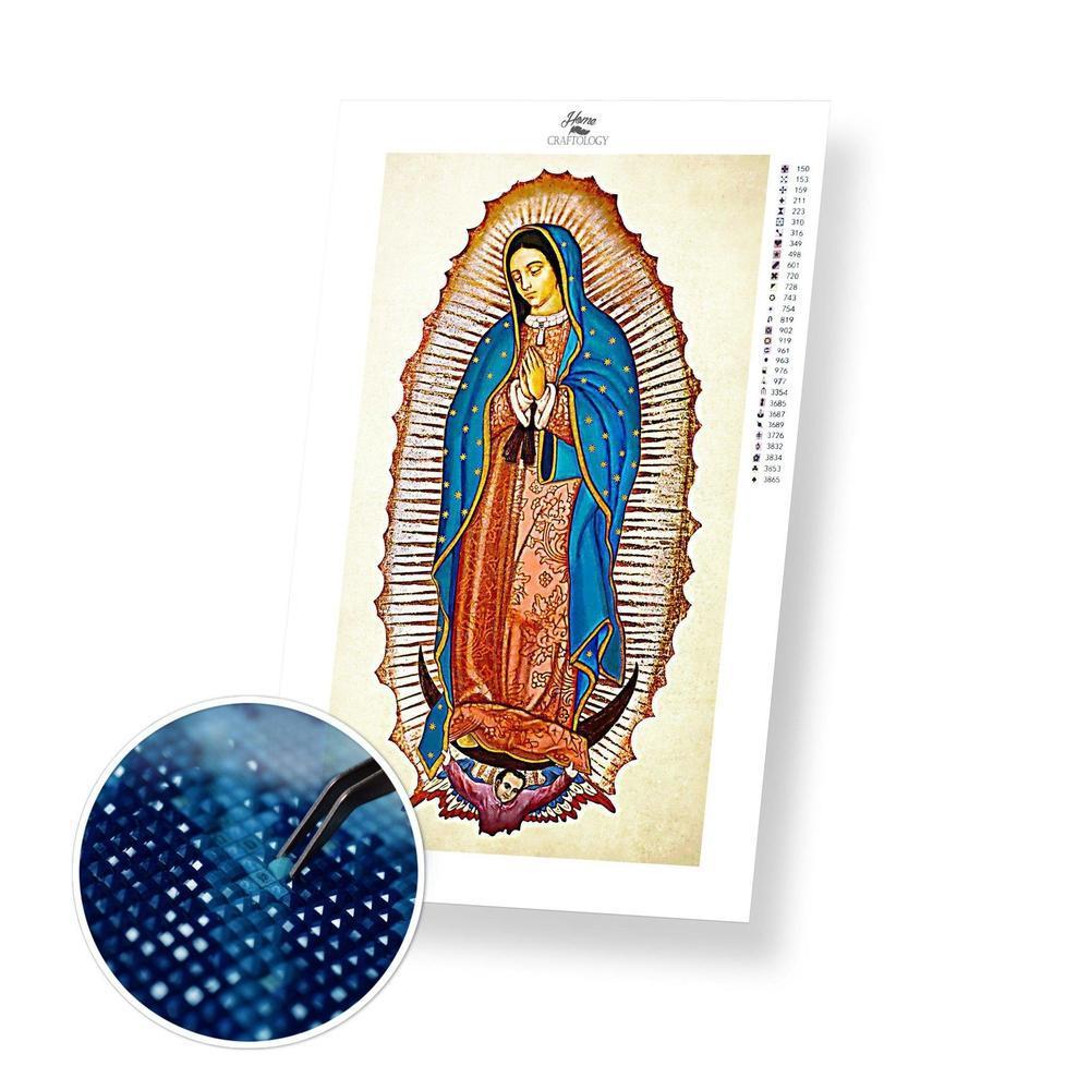 DIY 5D Diamond Painting Kits for Adults Full Drill Diamond Painting Virgin  Our Lady of Guadalupe Half Body Portrait Religious for Home Wall Decor