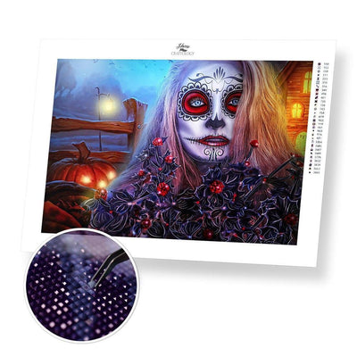 Scary Face Paint - Diamond Painting Kit - Home Craftology