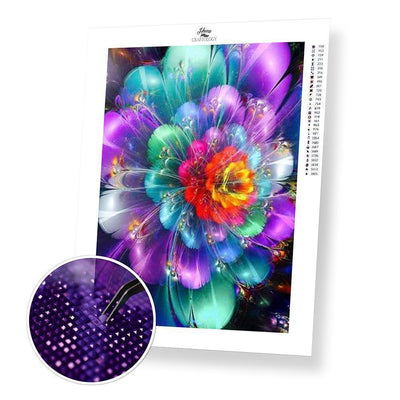 Shiny Flower - Diamond Painting Kit - Home Craftology