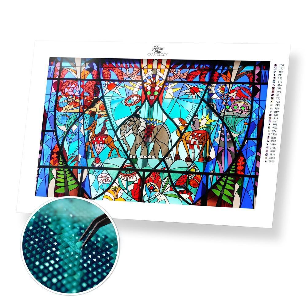 Stained Glass Art - Premium Diamond Painting Kit – Home Craftology