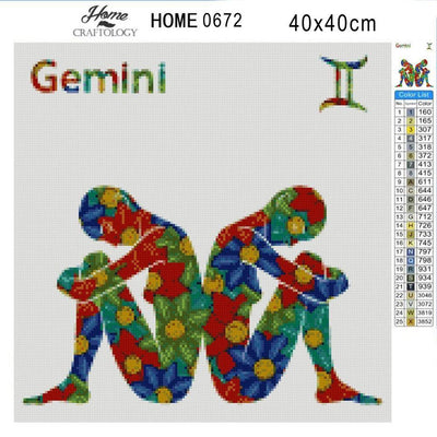 Gemini - Diamond Painting Kit - Home Craftology