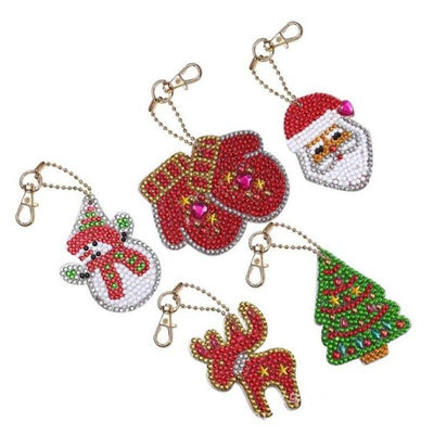 Christmas Keychains and Stickers