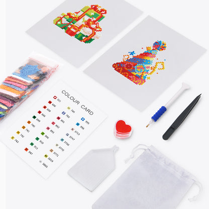 Set of 2 Birthday - Mini Diamond Painting Kits