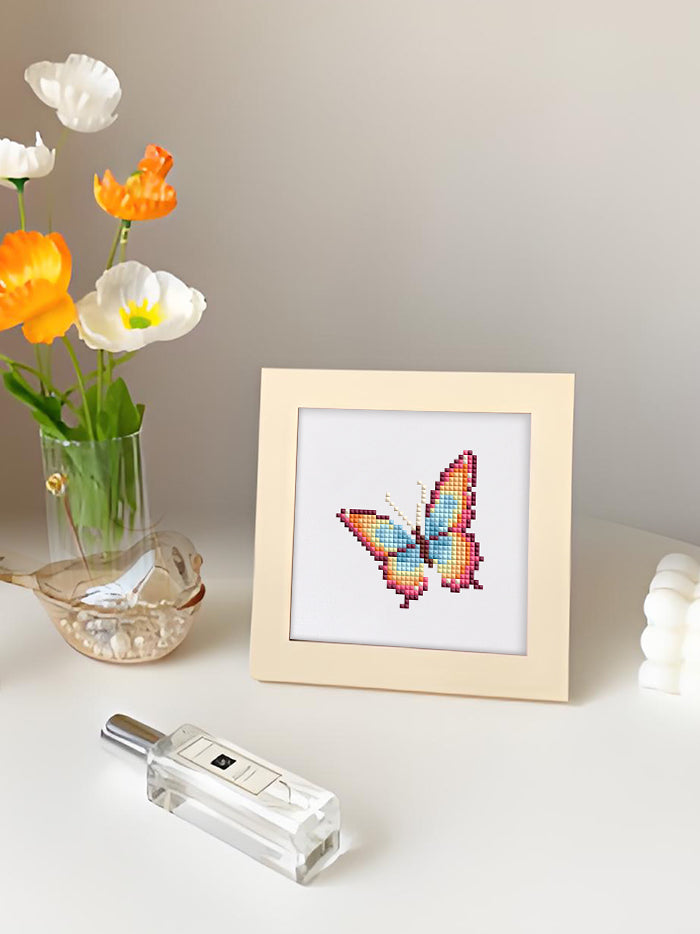 Set of 9 Butterflies - Mini Diamond Painting Kits