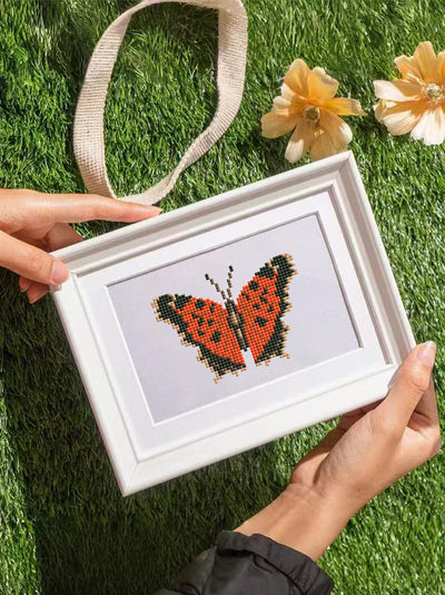 Set of 12 Butterflies - Mini Diamond Painting Kits
