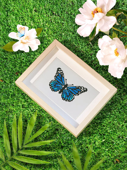 Set of 12 Butterflies A - Mini Diamond Painting Kits