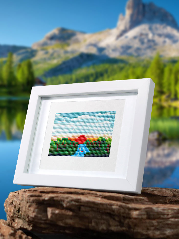 Set of 10 Landscape - Mini Diamond Painting Kits