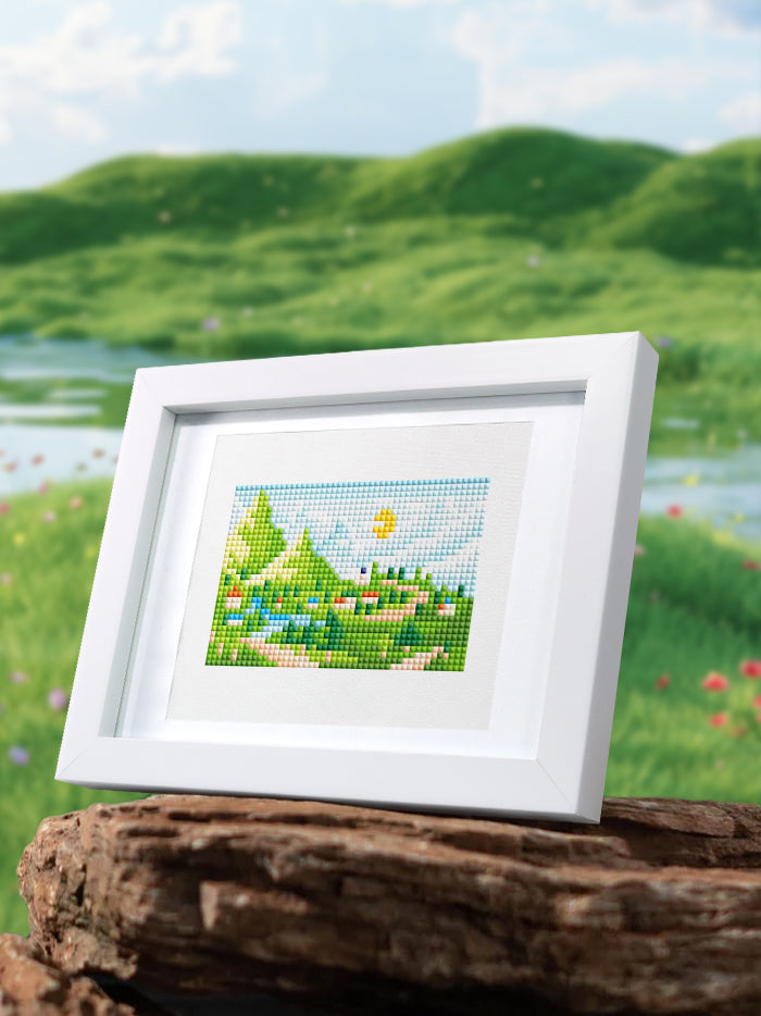 Set of 10 Landscape - Mini Diamond Painting Kits