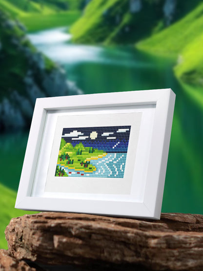 Set of 10 Landscape - Mini Diamond Painting Kits