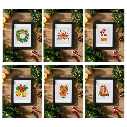 Set of 12 Christmas Designs A - Mini Diamond Painting Kits