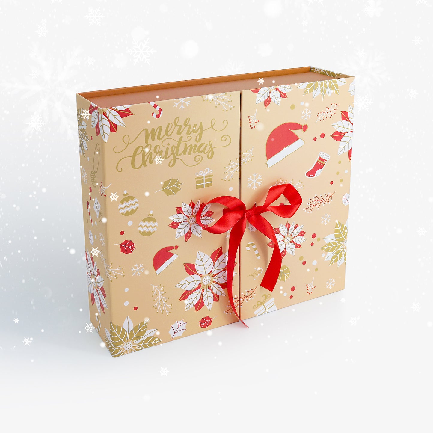 Christmas Advent Calendar Box - Yellow