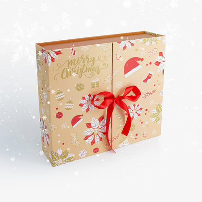 Christmas Advent Calendar Box - Yellow