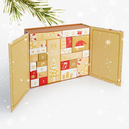 Christmas Advent Calendar Box - Yellow