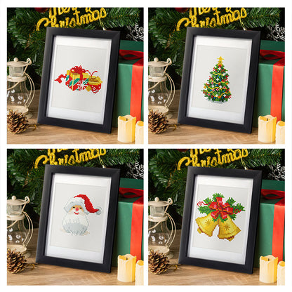 Set of 12 Christmas Designs B - Mini Diamond Painting Kits