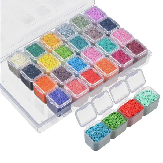 28 Compartment Dismountable Diamond Painting Case - Diamond Painting Accessory