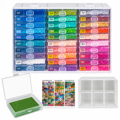 Diamond Painting Storage Organizer with 30 Drawers