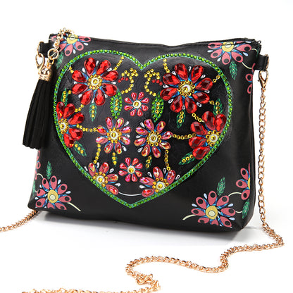 Heart - Diamond Painting Sling Bag