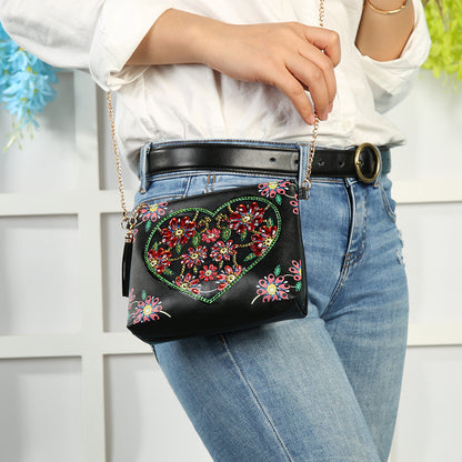 Heart - Diamond Painting Sling Bag