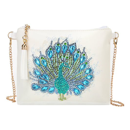 Peacock - Diamond Painting Sling Bag