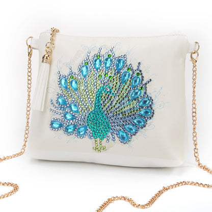 Peacock - Diamond Painting Sling Bag