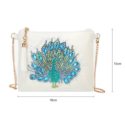 Peacock - Diamond Painting Sling Bag