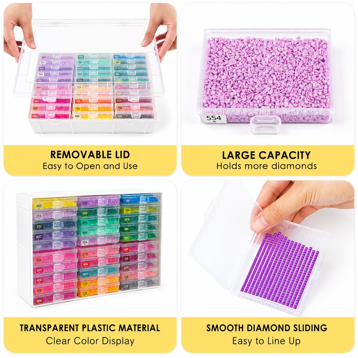 Diamond Painting Storage Organizer with 30 Drawers