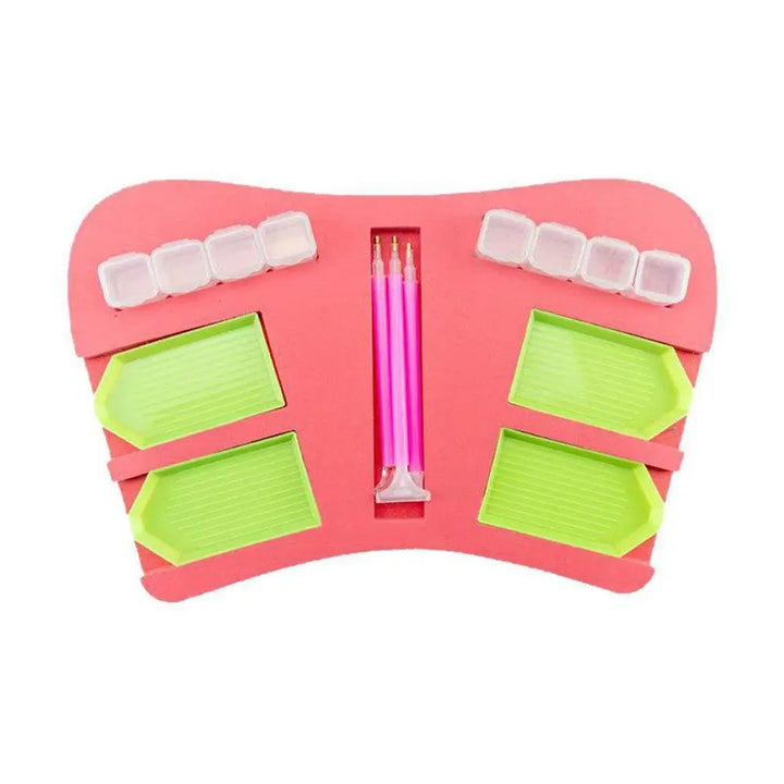 4 Side Slot Diamond Painting Tray Organizer - Diamond Painting Accessory