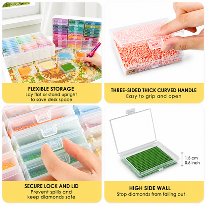 Diamond Painting Storage Organizer with 30 Drawers