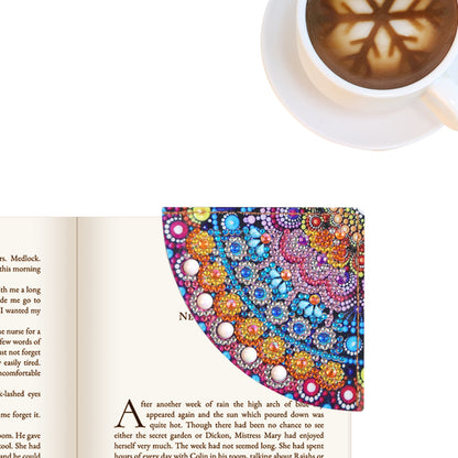 Set of 4 Round - Diamond Painting Corner Bookmark