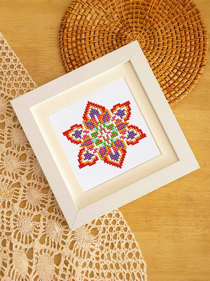 Set of 12 Mandala A - Mini Diamond Painting Kits