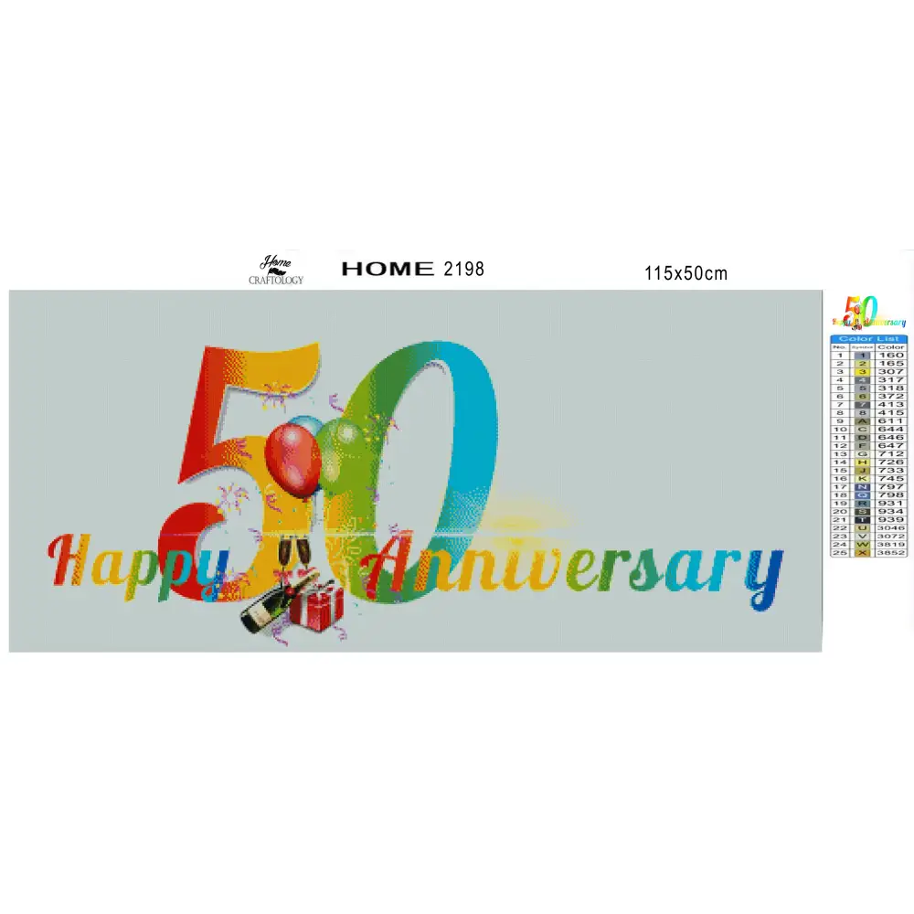 50th Anniversary - Premium Diamond Painting Kit - Diamond Painting Kit