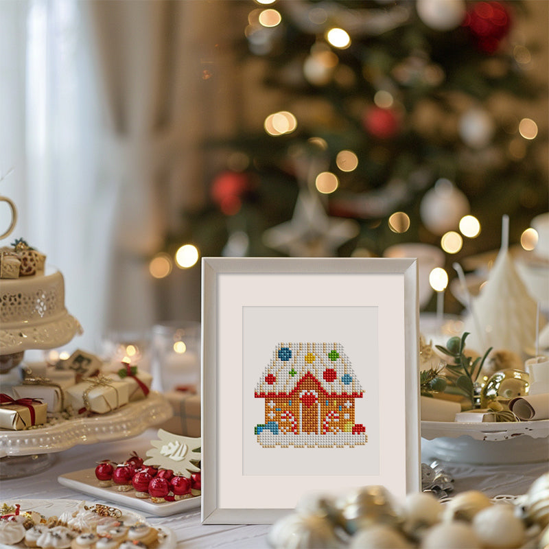 Set of 6 Christmas Items - Mini Diamond Painting Kits