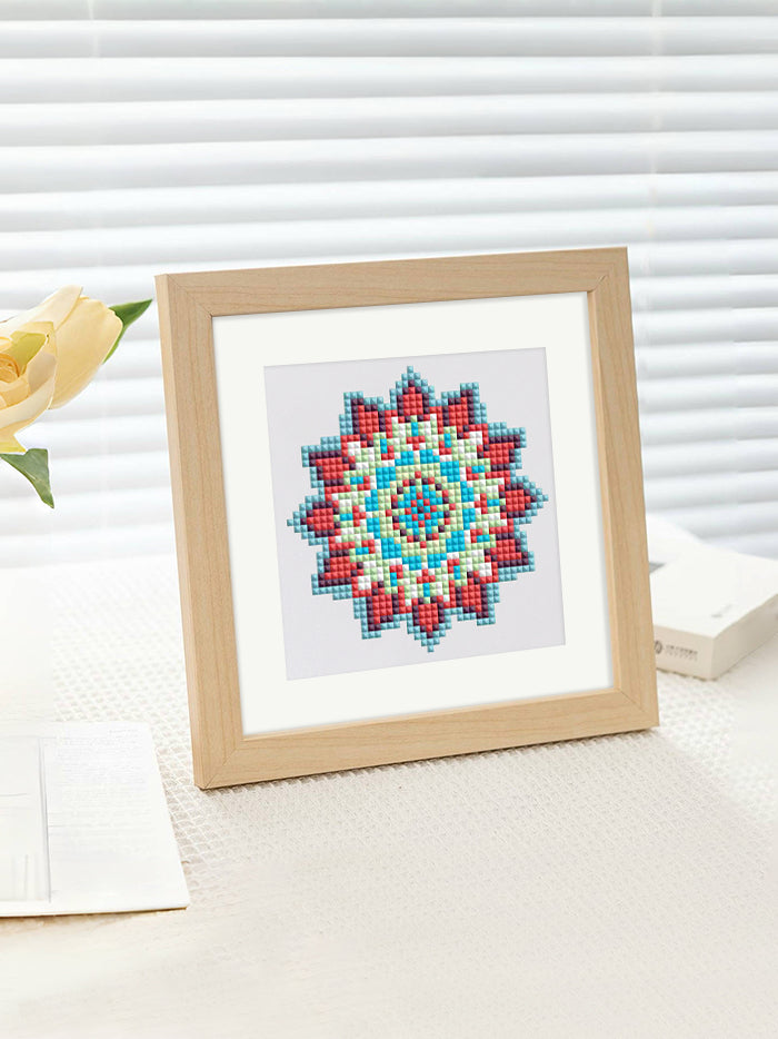 Set of 12 Mandala A - Mini Diamond Painting Kits