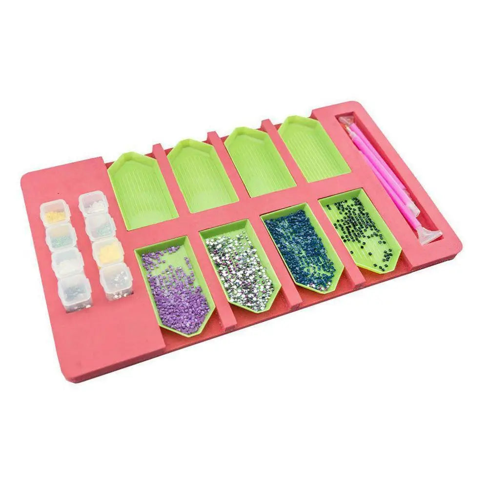 8 Slot Diamond Painting Tray Organizer - Diamond Painting Accessory