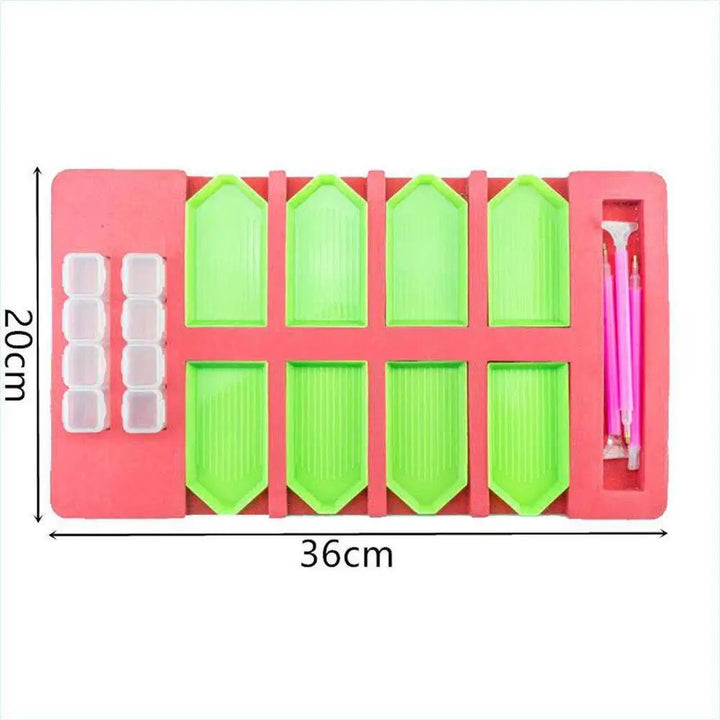 8 Slot Diamond Painting Tray Organizer - Diamond Painting Accessory