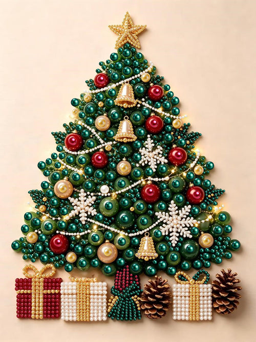 Christmas Tree - Pearl Diamond Painting Kit