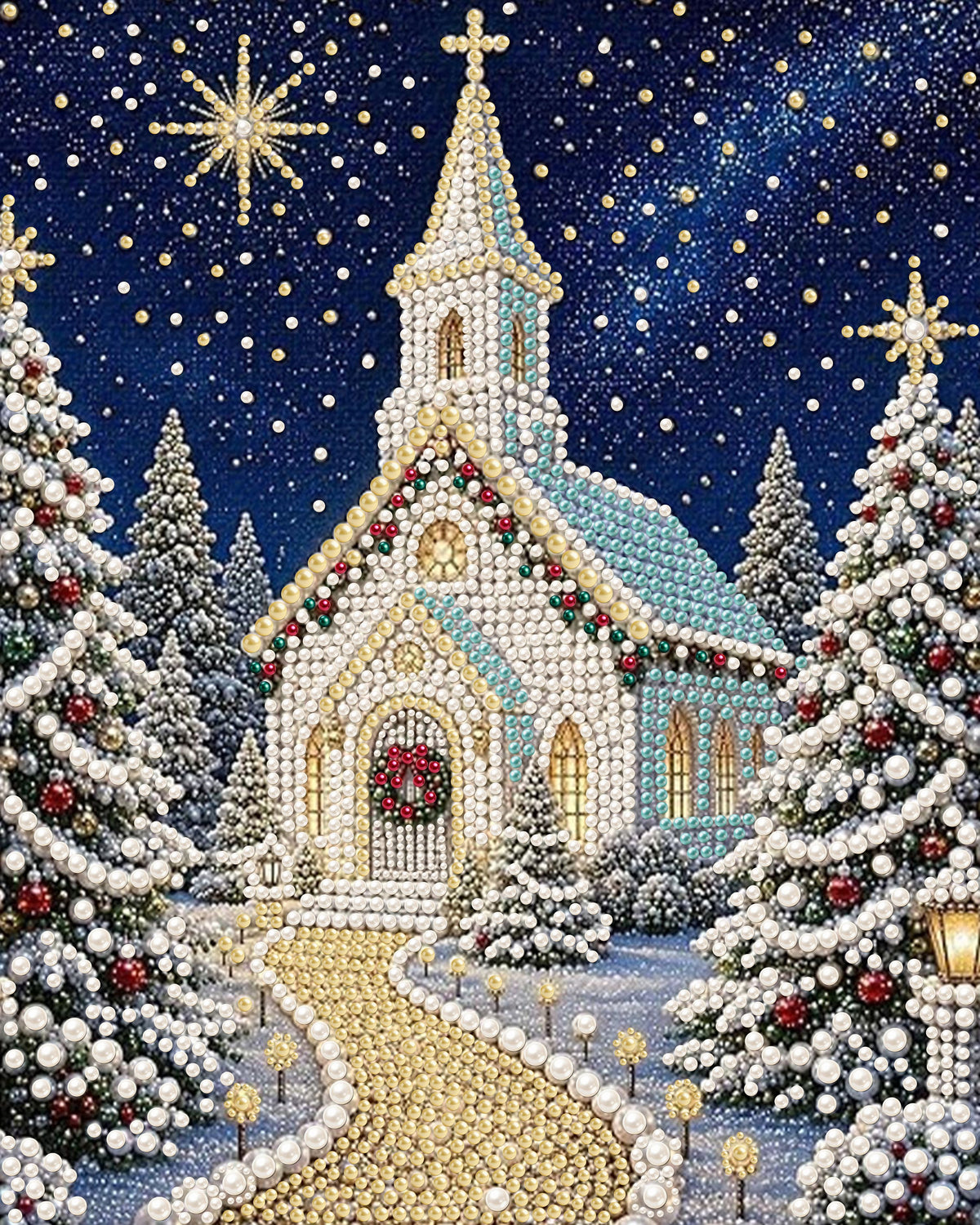 Church - Pearl Diamond Painting Kit