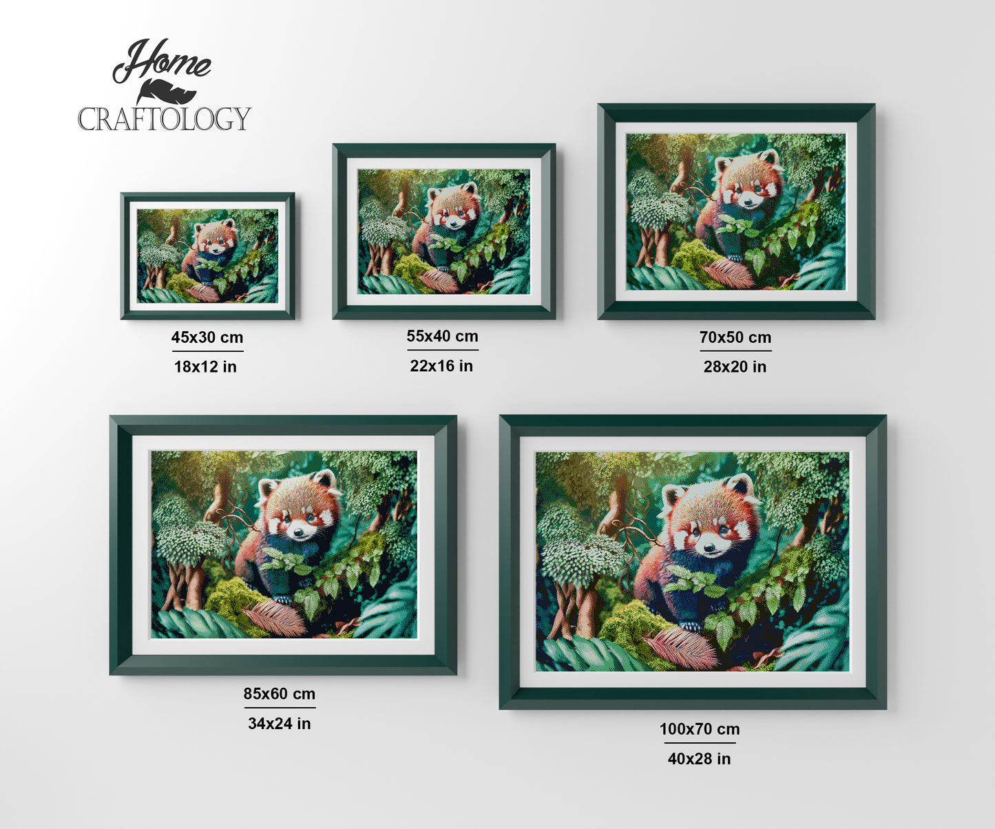 Red Panda - Premium Diamond Painting Kit