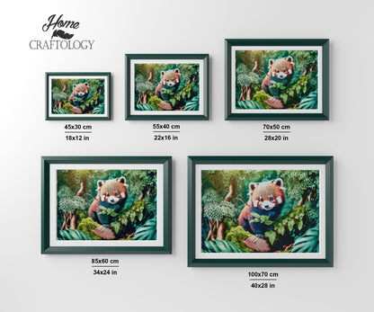 Red Panda - Premium Diamond Painting Kit