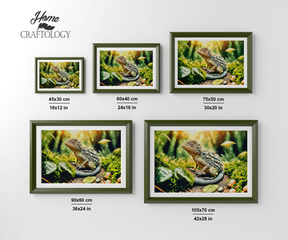 Spikey Lizard - Premium Diamond Painting Kit