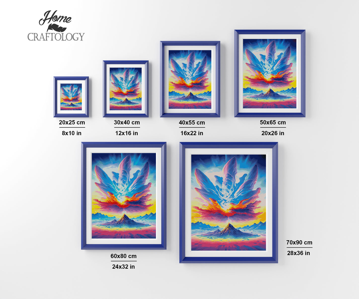 Volcano Eruption - Premium Diamond Painting Kit