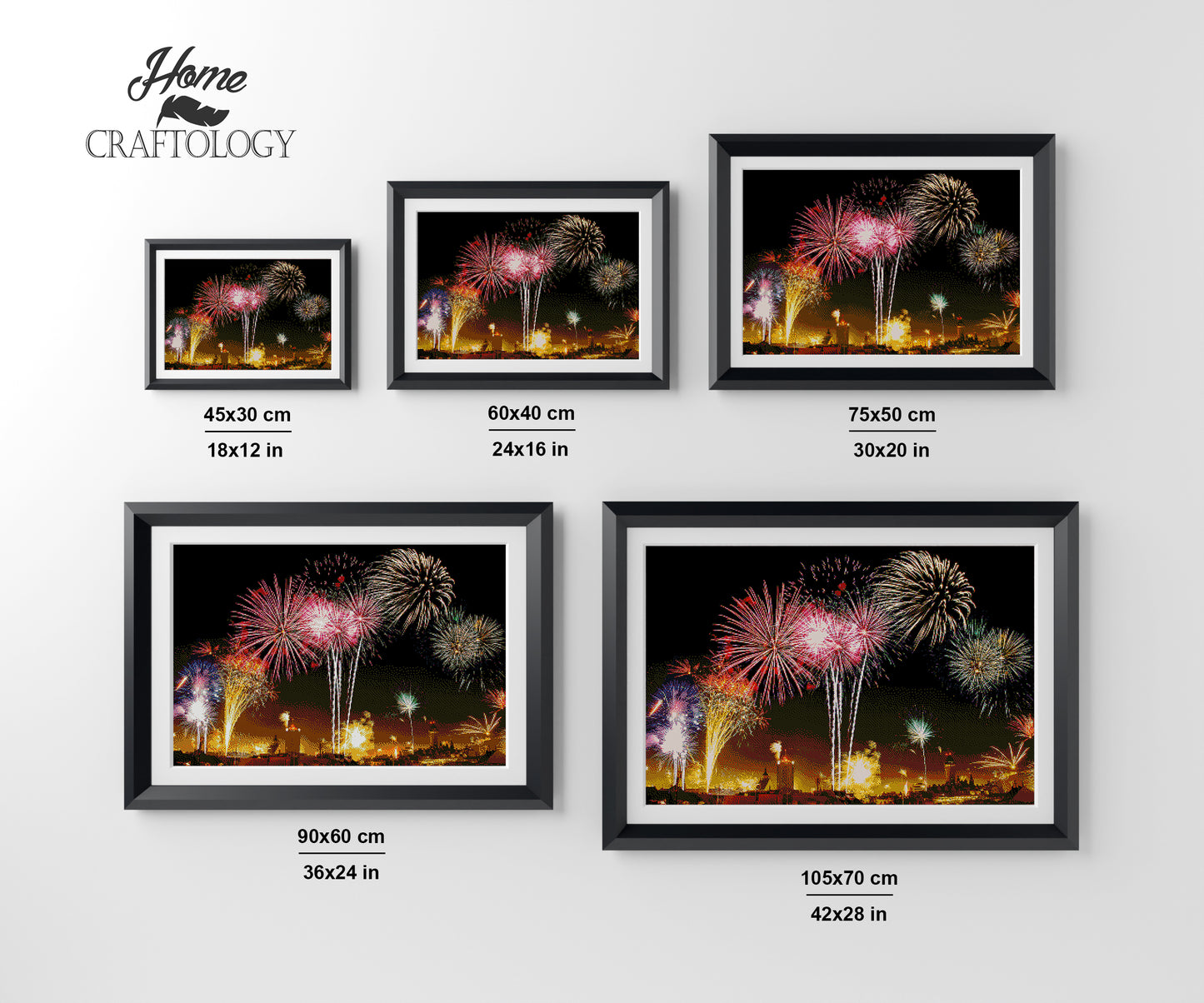 Fireworks - Premium Diamond Painting Kit