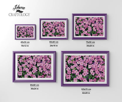 Field of Purple Flowers - Premium Diamond Painting Kit