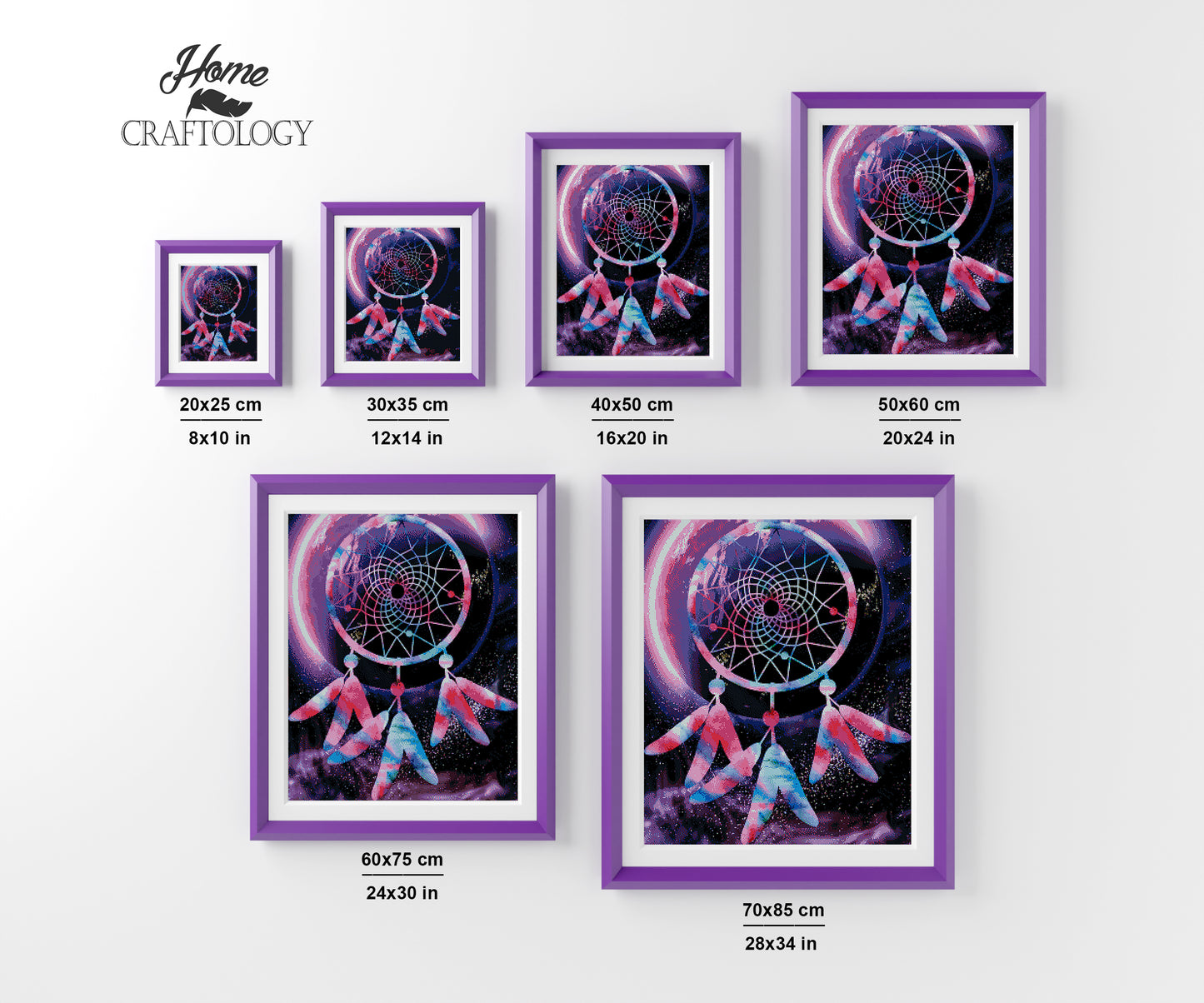 Dreamcatcher Eclipse - Premium Diamond Painting Kit